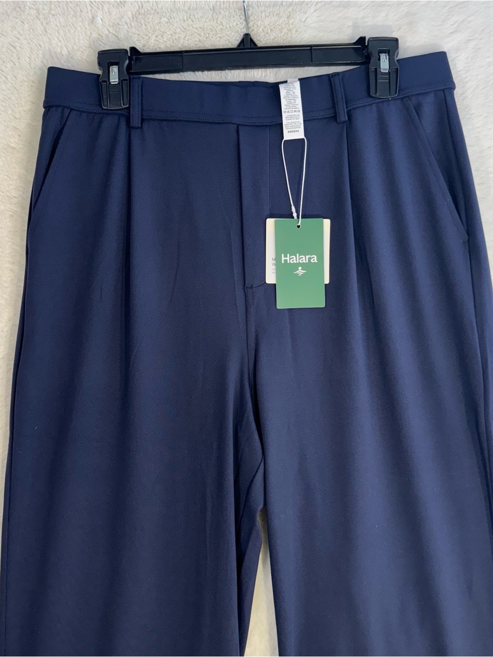 Halara Flex DayStretch High Waisted Pocket Straight Leg Work Pants Large NEW - Picture 2 of 8